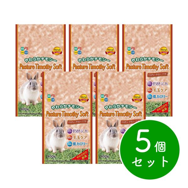ハイペット 【在庫有・即納】 パスチャーチモシー ソフト 400g×5個