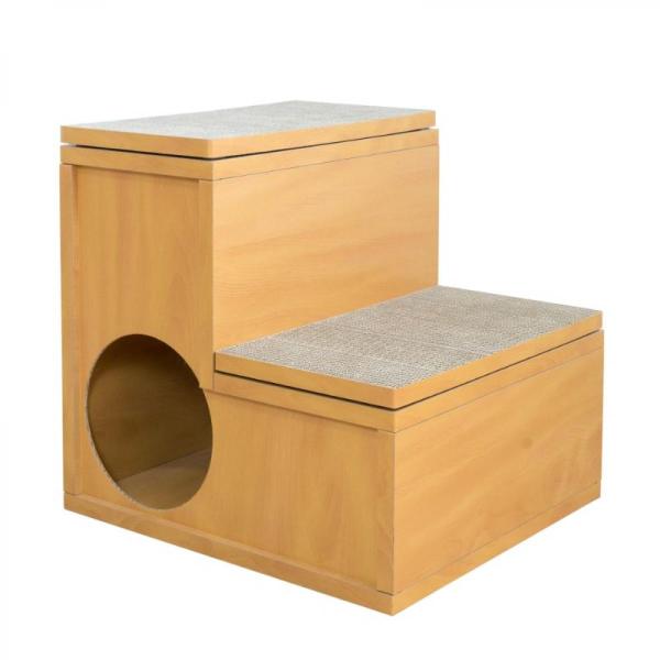 キャットゲージ 2段 階段付き 2段ペットケージ 104.5×65.5×50.7cm 階段付き 小型犬用 猫用