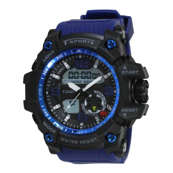 クレファー アナデジウオッチ TS-AD095-BL　5気圧防水 アナログ デジタル