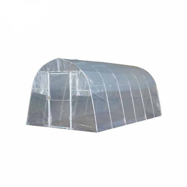 園芸ビニールハウス31.8mmパイプ14間 3梱包] 南栄工業 菜園ハウス H-2748 本体一式 3.9坪用 お客様組立 農業