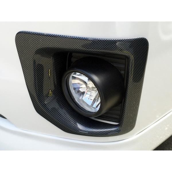 ハイエース フォグカバー 200系 4型 ナロー 標準ボディ カーボン