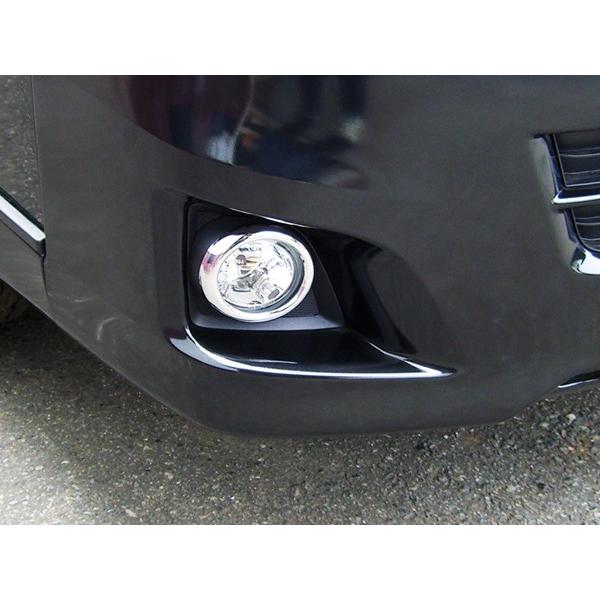 ハイエース フォグカバー 200系 3型前期 フォグリング クローム 左右