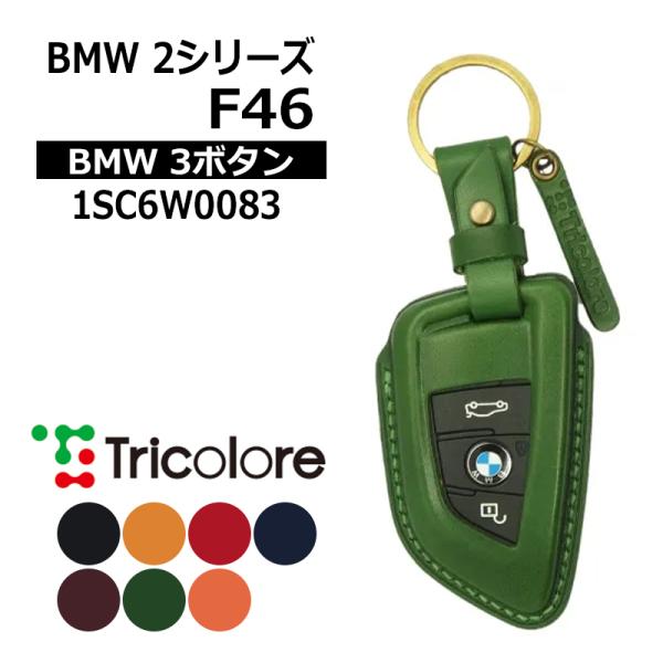 BMW 2シリーズ スマートキーケース F46 グランツアラー 2015/6- BMW3ボタン トリコローレ (1SC6W0083