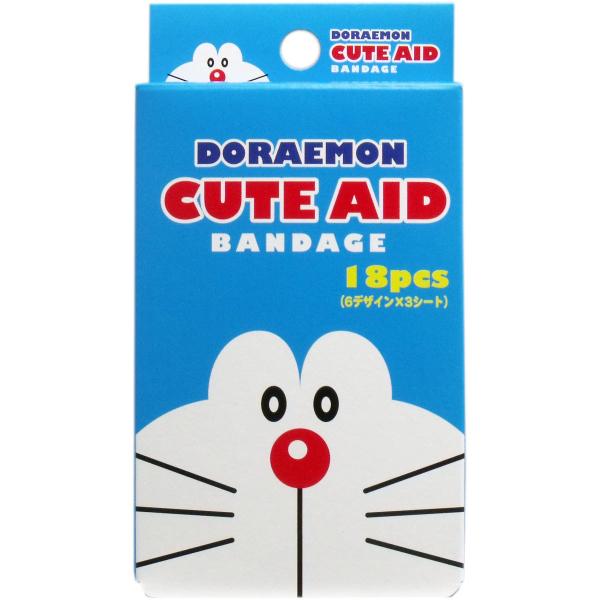 ドラえもん ばんそうこう CUTE AID 18枚入り キャラクター 絆創膏