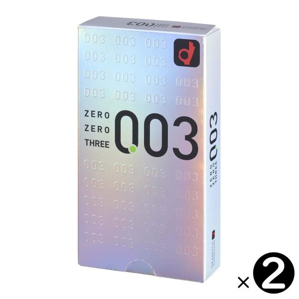 【2個セット】オカモト 003 ゼロゼロスリー 0.03  コンドーム 12個入り×2箱
