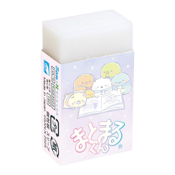 すみっコぐらし 消しゴム まとまるくん パープル 香り付 ハッピースクール 2026年モデル 入学 新学期 かわいい 日本製 [01] 〔メール便対象〕