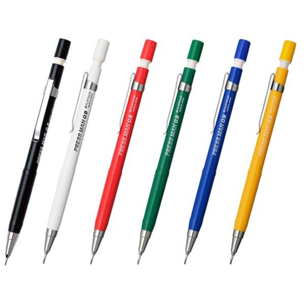 プラチナ プレスマン 速記用 0 9mm シャープペンシル 2b芯 軸色 黒 白 赤 緑 青 黄 02 メール便対象 1e3m990t ダリアストア 通販 Yahoo ショッピング
