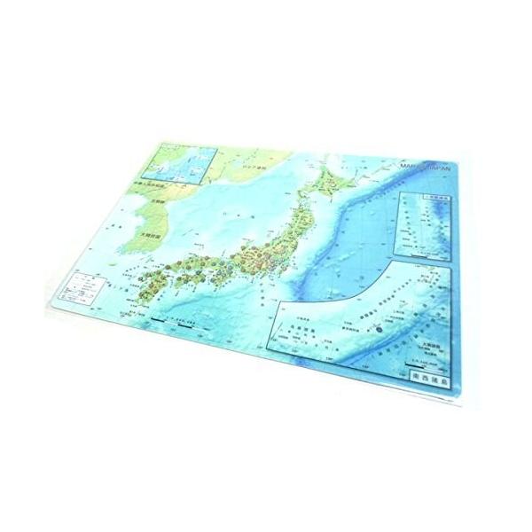 下敷き 日本地図 A4 都道府県 県庁所在地 特産品 小学校 社会 新版 東京カートグラフィック [01] 〔メール便対象〕