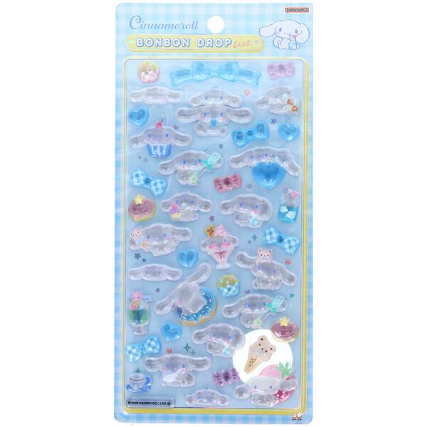 シナモロール ボンボンドロップシール 立体 ステッカー SNS 話題