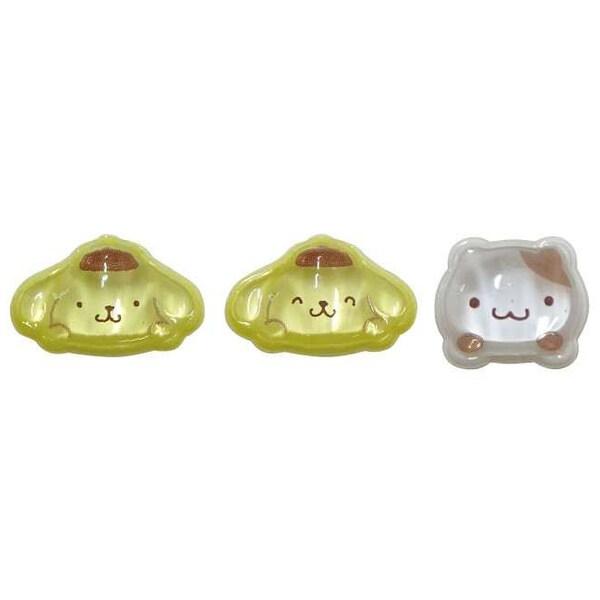 マルチデコパーツ 3個セット ポムポムプリン ぷっくり 透明 クリア ネイル かわいい サンリオ ケイカンパニー [01] 〔メール便対象〕