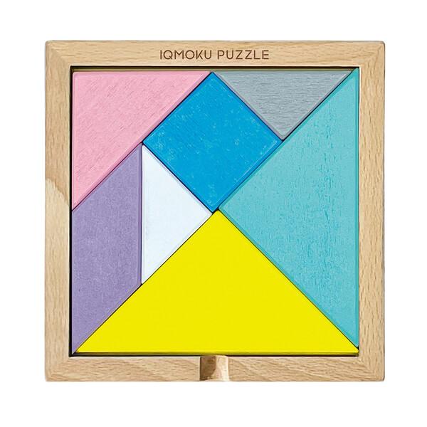 天然木を使った「イクモク木製知育」シリーズ。遊びながら右脳を鍛える「図形パズル」です。正方形を分割した、7つのピースを使って楽しむパズル。ピースを使った作例が問題になった「遊び方BOOK」付き。たっぷり遊べる作例62コ。お子さまからお年寄り...