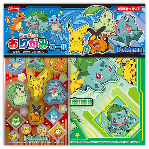 ポイント消化に最適人気「ポケットモンスター」デザイン♪キラキラのメタリックシールがおまけについた「おりがみ」です。おりがみは、ピカチュウと、ニャオハ・ホゲータ・クワッスの賑やかな全3柄。メタリックシールには、ヒトカゲ・フシギダネ・ゼニガメな...