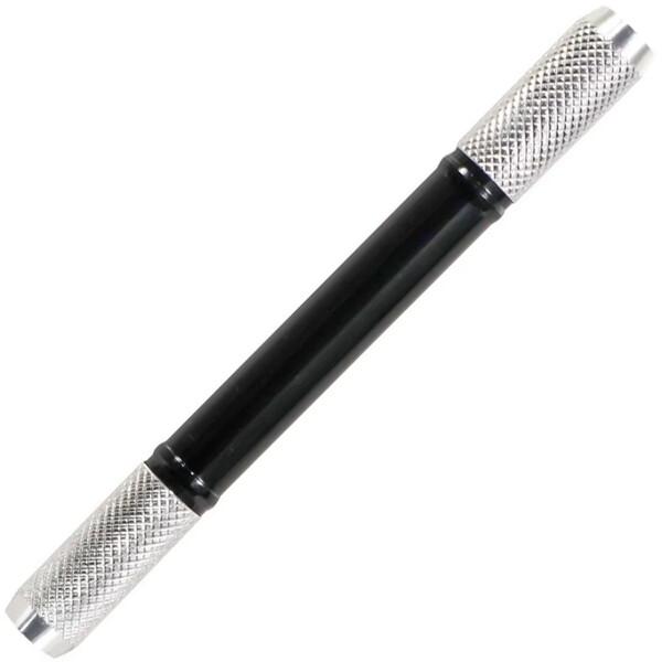 補助軸 ツイン HiLiNE ハイライン 鉛筆2本対応 アルミ製 すべり止め加工グリップ 軽量 シンプル 大人文具 クツワ [01] 〔メール便対象〕