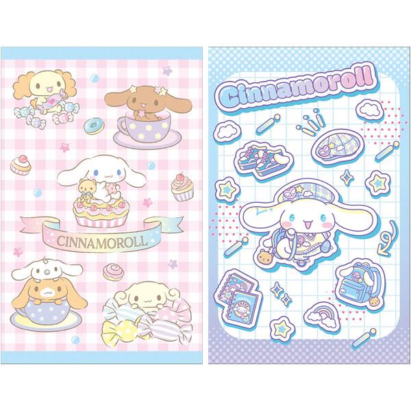 【2柄セット】 シナモロール ポチ袋 お年玉袋 各3枚入 ミニ封筒 お祝い キャラクター かわいい サンリオ ショウワノート [01] 〔メール便対象〕