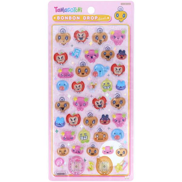 たまごっち ボンボンドロップシール めめっち 立体 ステッカー SNS 話題 デコ かわいい サンスター文具 [01]