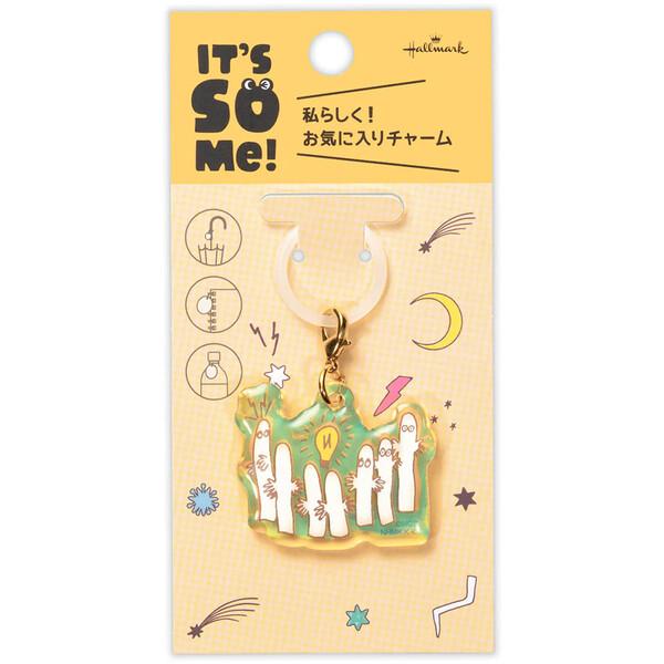 ムーミン 目印チャーム キーホルダー it's so me! ニョロニョロ 2Way シリコン/カニカン 傘 ペン かわいい ホールマーク [01] 〔メール便対象〕
