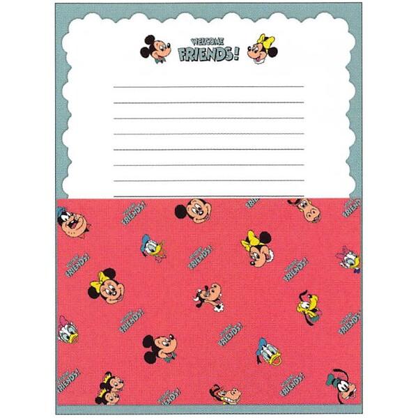 ディズニー ミッキー フレンズ カームレター レターセット 手紙 ダイカット便箋 封筒 人気 キャラクター 02 メール便対象 Shhw6ig0 ダリアストア 通販 Yahoo ショッピング