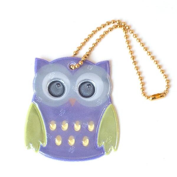 キラッと光って命を守る、交通安全グッズ♪スウェーデン生まれ「Glimmis (グリミス)」の「リフレクター」です。カラフルかわいい「フクロウ」デザイン。ご存知ですか? 歩行者の交通事故は、薄暗くなり始めてから夜間にかけて多く発生し、昼間の約...