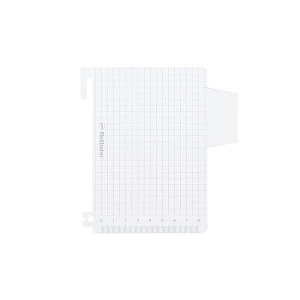 デルフォニックス ロルバーン ポケット付メモ M用 下敷き シルバー [01] 〔合計1100円以上で購入可〕