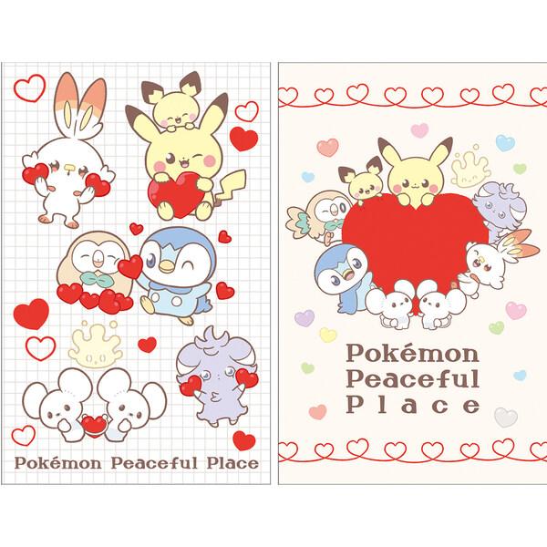 【2柄セット】 ポケピース ポケモン ポチ袋 お年玉袋 各3枚入 ミニ封筒 お祝い キャラクター かわいい ショウワノート [01] 〔メール便対象〕
