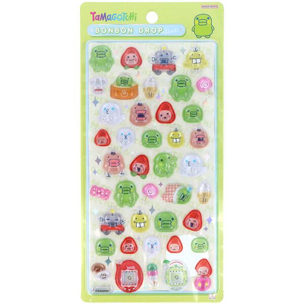 たまごっち ボンボンドロップシール くちぱっち 立体 ステッカー SNS 話題 デコ かわいい サンスター文具 [01]