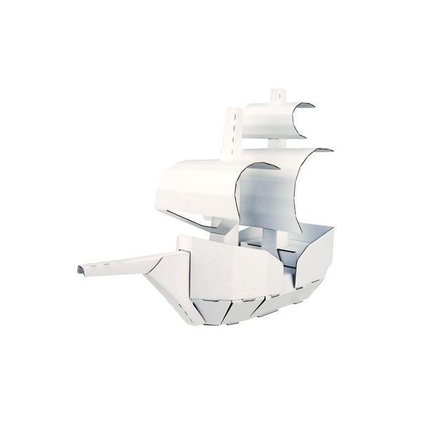 ダンボール 工作 キット ハコモ Hacomo のりものシリーズ 海賊船 送料無料 小型便にて配送 Kaizokusen ダンボールクラフトストア 通販 Yahoo ショッピング