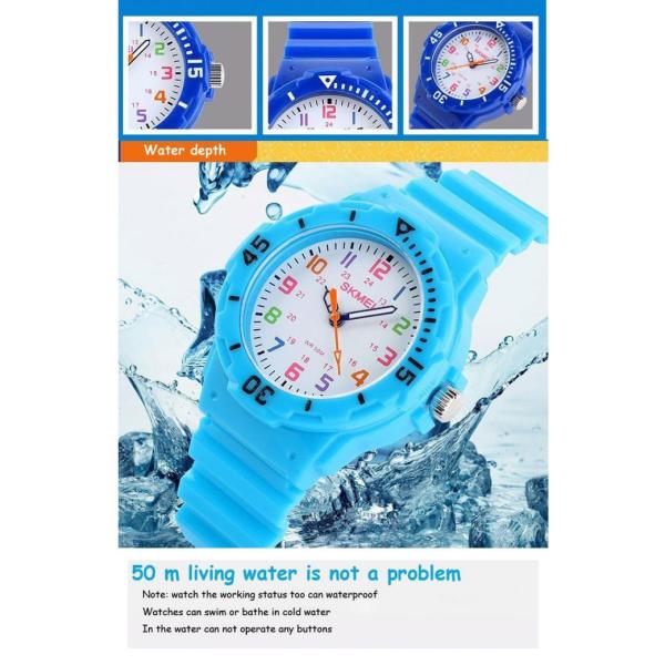 Skmei 腕時計 キッズ アナログ 子供用 ウォッチ 男の子 女の子 小学生 低学年 小学校 卒業 入学 進学 進級 卒園 合格祝 記念品 Kids ギフト プレゼント Buyee Servis Zakupok Tretim Licom Buyee Pokupajte Iz Yaponii