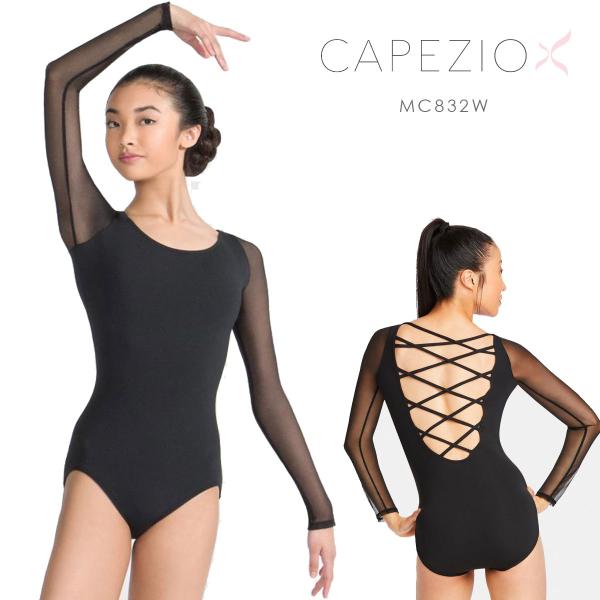CHACOTT - 限定!!カぺジオ/CAPEZIOドットメッシュハイネックレオタード(М） CHACOTT - 限定!!カぺジオ/CAPEZIOドットメッシュハイネック