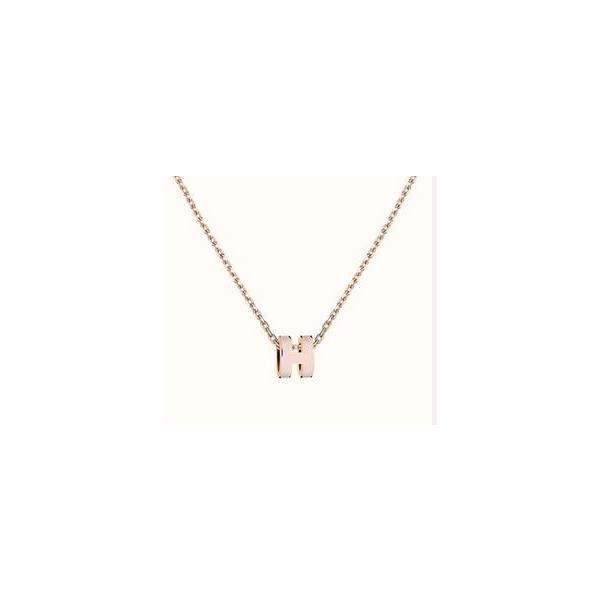 HERMES エルメス ネックレス ポップアッシュ ミニ ピンク