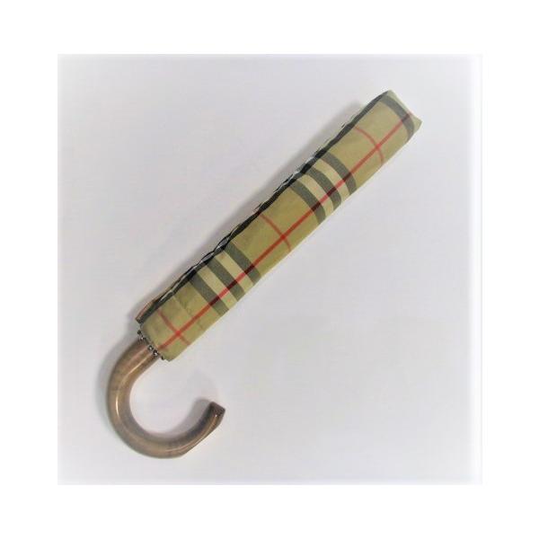 美品　BURBERRY チェック柄 イギリス製　折りたたみ傘 BURBERRY（バーバリー） バーバリー傘 折り畳み傘 バーバリーチェック