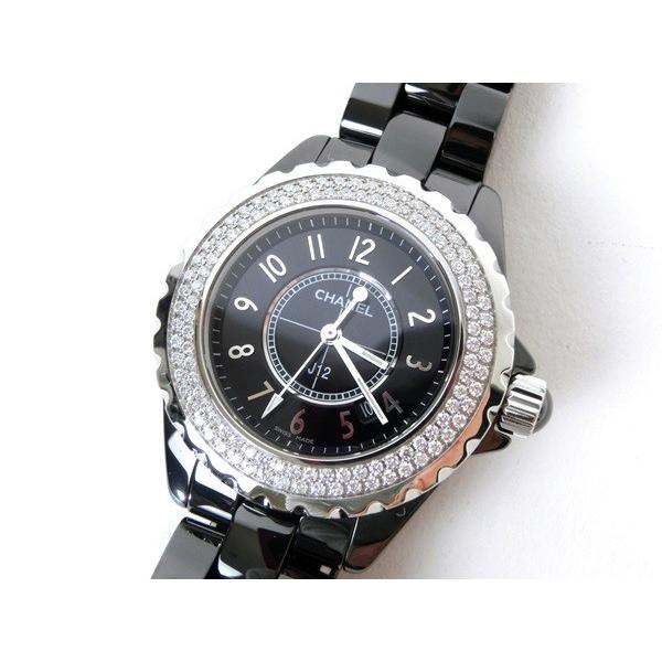 シャネル J12 レディース クォーツ 黒 ダイヤモンドベゼル 33mm 時計 Chanel ギャランティーカード付き Buyee Buyee 日本の通販商品 オークションの代理入札 代理購入
