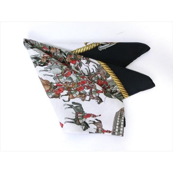 HERMES エルメス スカーフ シルクスカーフ 海と騎兵隊 MARINE ET