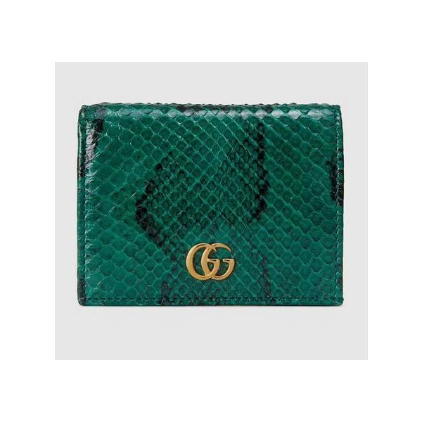 グッチ GUCCI 財布 GGマーモント パイソン カードケース コイン＆紙幣