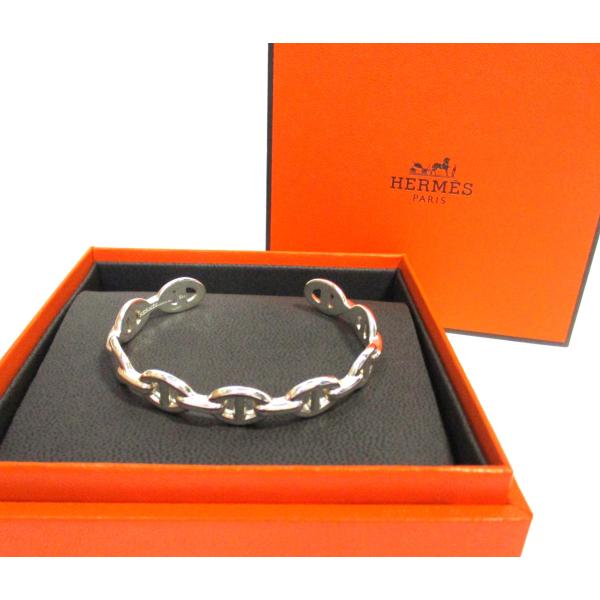 HERMES シェーヌダンクル アンシェネ バングル SH エルメス シェーヌダンクル アンシェネ バングル SH 925 22.9g