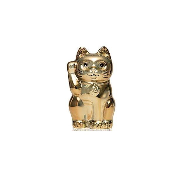 バカラ まねき猫 招き猫 金 ゴールド 猫 置物 正規ラッピング