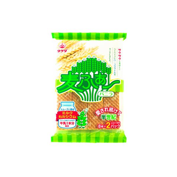【商品番号】 11-020130-TR042【商品名】タケダのウェハース 麦ふぁ〜 2個セット 麦ふあ バニラ ウエハース カルシウム おやつ 32枚賞味期限：発送日より3ヶ月以上。