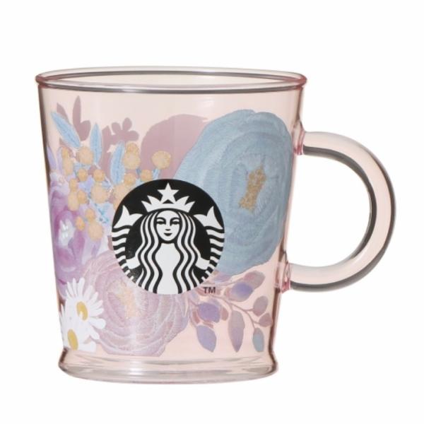 Starbucks Coffee - スターバックス 耐熱グラスマグ フローラル マグカップ Amazon.co.jp: スターバックス 耐熱グラス マグ フローラル 2020