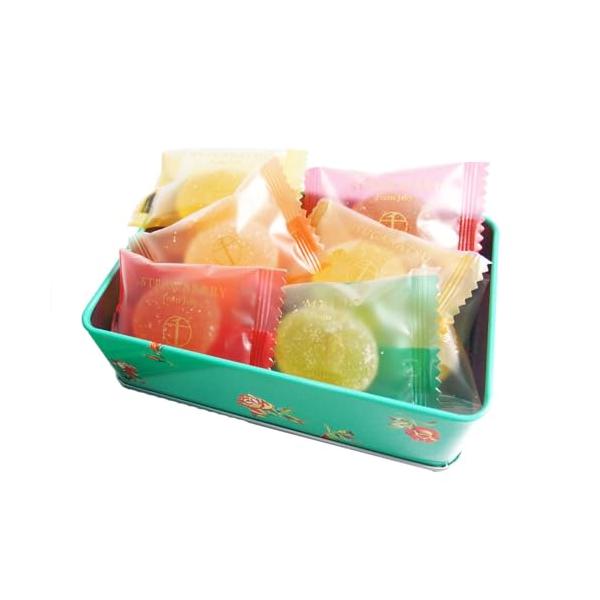 ギフト お菓子 ゼリー 詰合せ パティスリー銀座千疋屋 缶入りひとくちフルーツゼリー