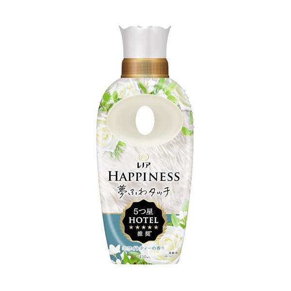 Lenor レノア ハピネス 夢ふわタッチ 柔軟剤 ホワイトティー 本体 450mL