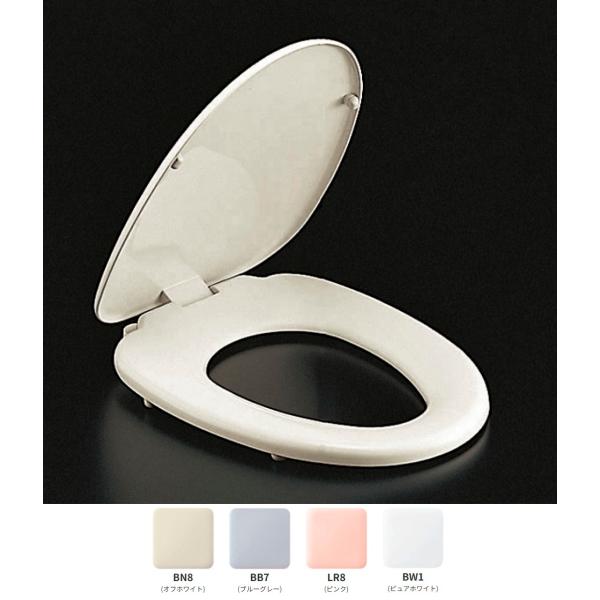 フタ付前丸便座　ワンタッチ着脱式 CF-39AT/BW1 大型
