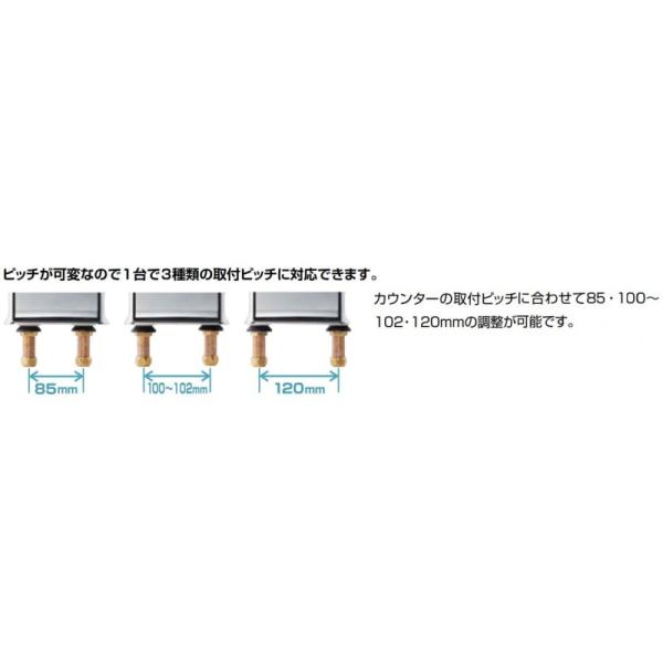 LIXIL�T�[���X�^�b�g�V�����[�o�X�����f�b�L�^�C�v BF-WM646TSG(300) �G�R�t���V�����[�w�b�h �f��������::300mm ���i�摜2