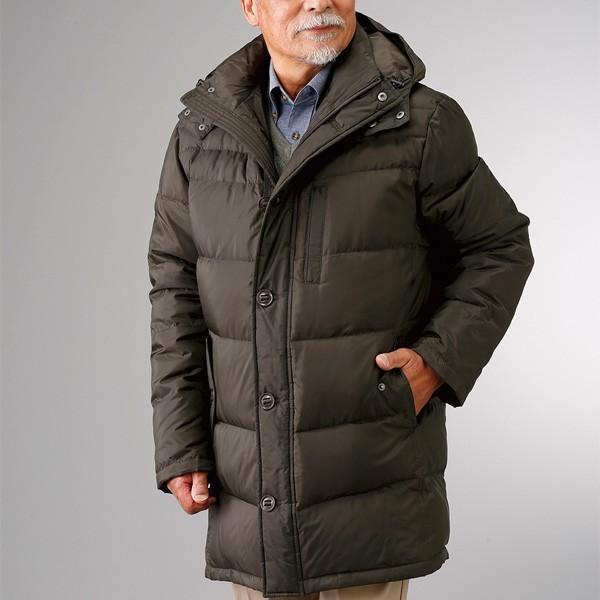 フード付きダウンハーフコート - ダンディクラブ : ダンディ イーグル