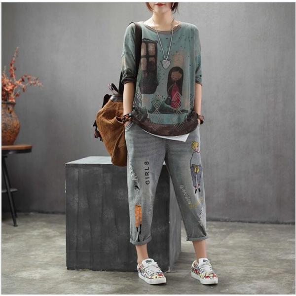 森ガールデニムクロップドパンツレディース半ズボン二点送料無料9分丈デニムパンツ ジーパン ジーンズ夏カジュアルパンツ九分丈ボトムス Buyee Servis Zakupok Tretim Licom Buyee Pokupajte Iz Yaponii