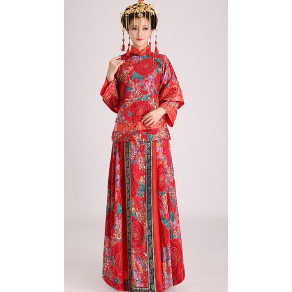 2枚送料無料中国風ウェディングドレス チャイナ風古代宮廷風唐装 漢服 コスプレ衣装中華服 舞台衣装 写真撮影結婚式レディース上下セット 振袖ペアルック Buyee 日本代购平台 产品购物网站大全 Buyee一站式代购 Bot Online