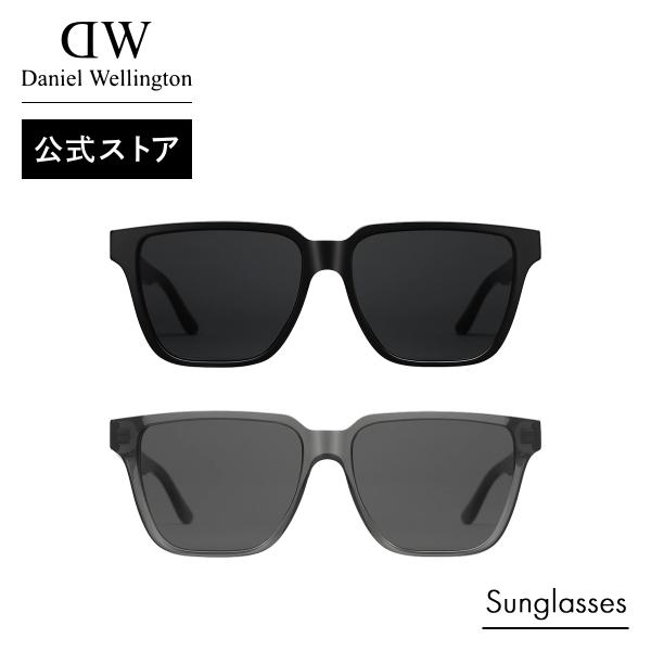 DANIEL WELLINGTON ダニエルウェリントン サングラス Rectangular Bio-Acetate Black | DW