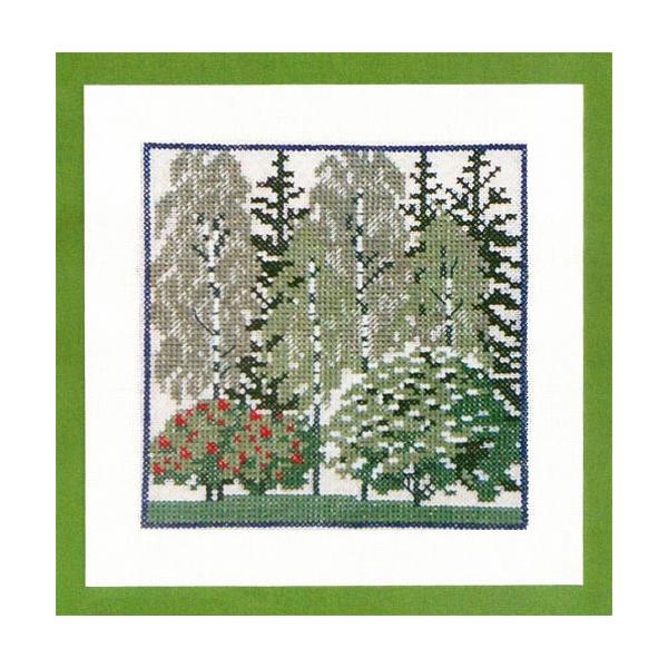 フレメ クロスステッチ 刺繍キット 【BIRCH FORREST】 小さい