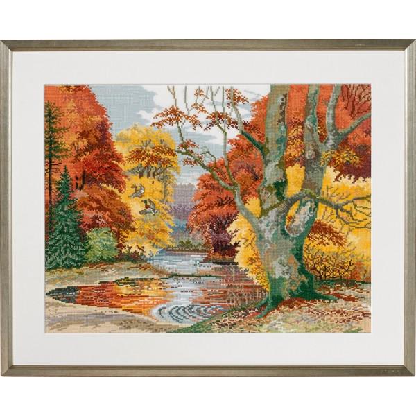 エヴァ ローゼンスタンド Eva クロスステッチ 刺繍キット Forest Lake 風景 デンマーク輸入ししゅうキット リネン 中級者 上級者向き 72 496 Danish Embroidery 通販 Yahoo ショッピング