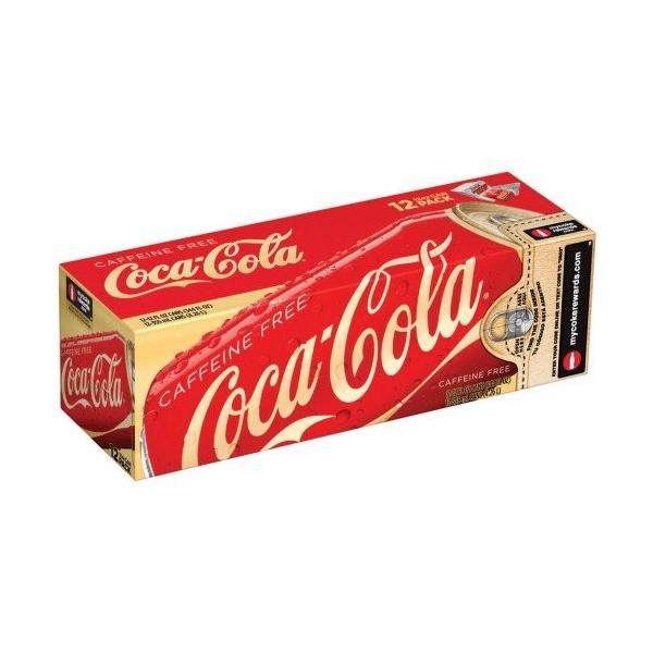 Coca Cola Caffeine Free 355ml カフェインフリー ハワイからお届け コカコーラ 12cans 中古