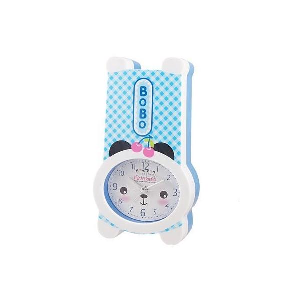 逆立ち漫画の形コインバンク貯金箱目覚まし時計ブルー Sale開催中