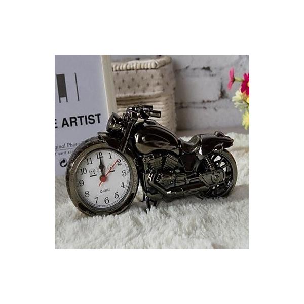 どのように 目覚まし時計 ファッションホームオフィス装飾オートバイモデル旅行デスク目覚まし時計 Mimibuttacavoli